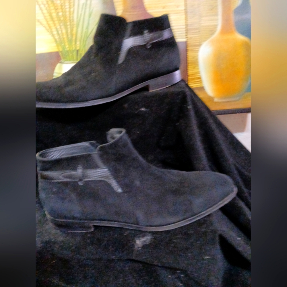Men's Black Ankle Boots